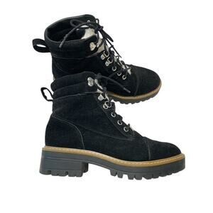 Time and Tru 7 faux fur suede memory foam hiking boots 3366